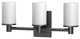 Modern Farmhouse Triple Sconce, Matte Black