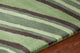 Aschera Contemporary Area Rug, Green and Dark Brown, 5''x7''6" Rectangle