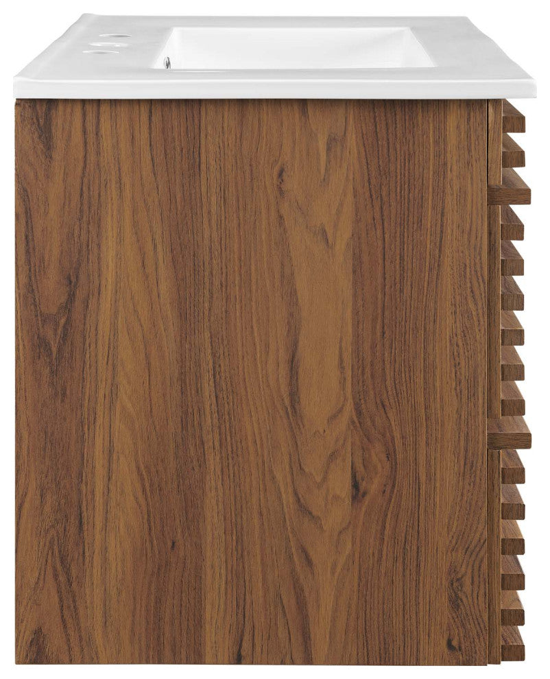 Modway Render 30" Wall-Mount Bathroom Vanity