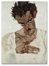 Egon Schiele 'Self Portrait' Canvas Art, 32 x 24