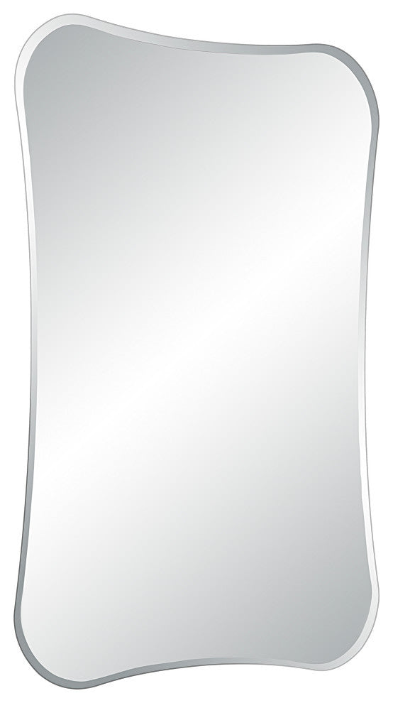 Kalmia 36" Tall Rectangular Irregular Mirror
