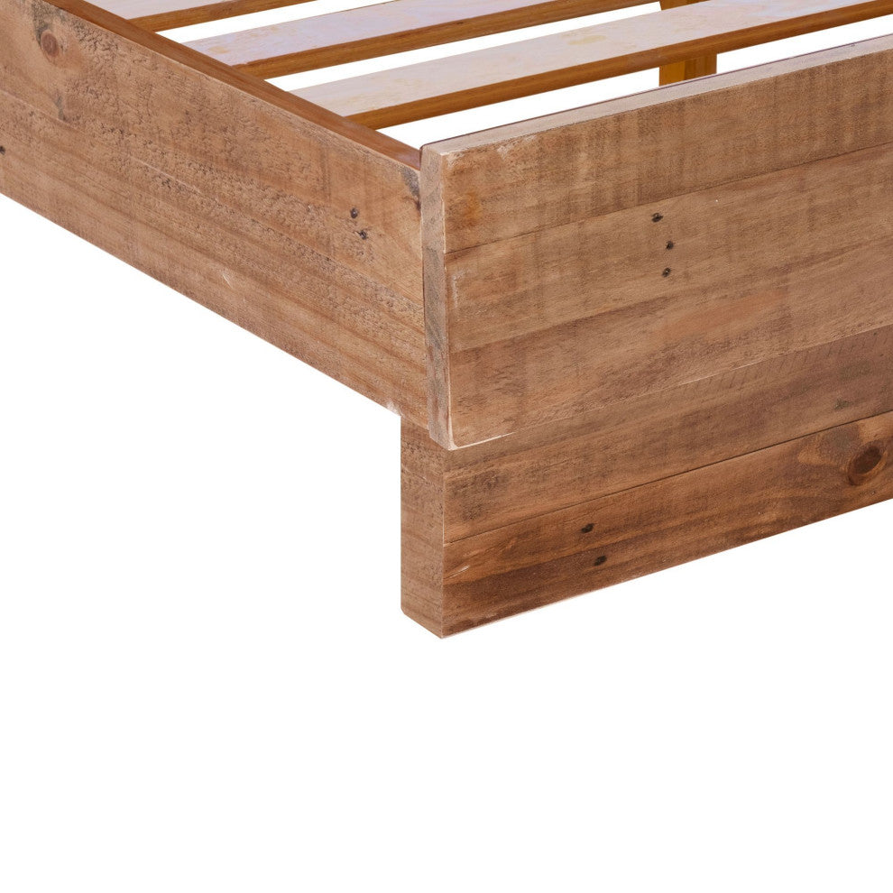 Nevada Bed, Dark Driftwood, Queen