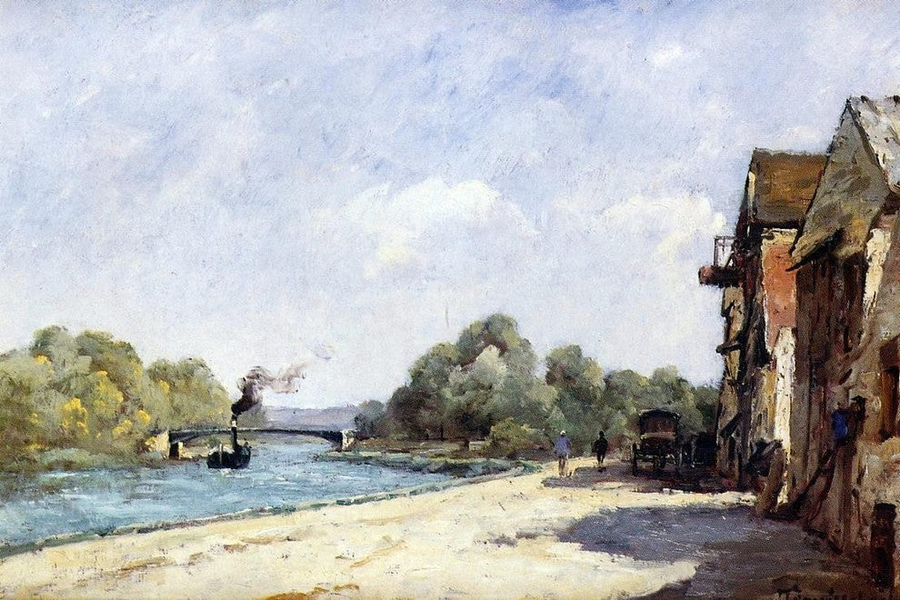 Paul Desire Trouillebert A Bridge over the Oise Wall Decal