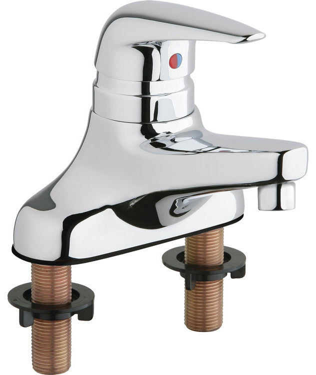 Chicago Faucets 420-E2805ABCP Single Lever Hot and Cold Water Mixing Sink Faucet