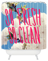 Leah Flores So Fresh So Clean Shower Curtain