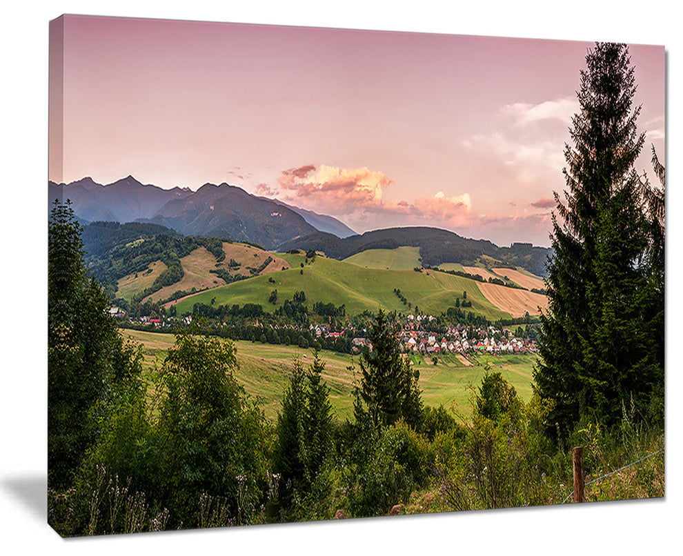 "Beautiful Stretch of Land" Panorama Landscape Wall Art, 20"x12"
