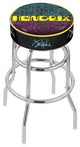 Holland L7C1 Jimi Hendrix AYE Mirrored 25" Counter Stool - Chrome