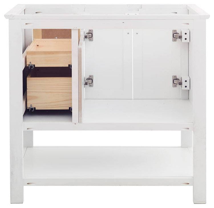 Fresca FCB2336WH Manchester 36" White Traditional Bathroom Cabinet