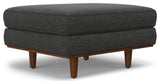 Morrison Ottoman, Charcoal Grey, 33"