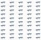 Abs Plastic Trouser Skirt Hangers, Perfect for Skirts, Pants, Slacks, Jeans, Navy, 50-Pack