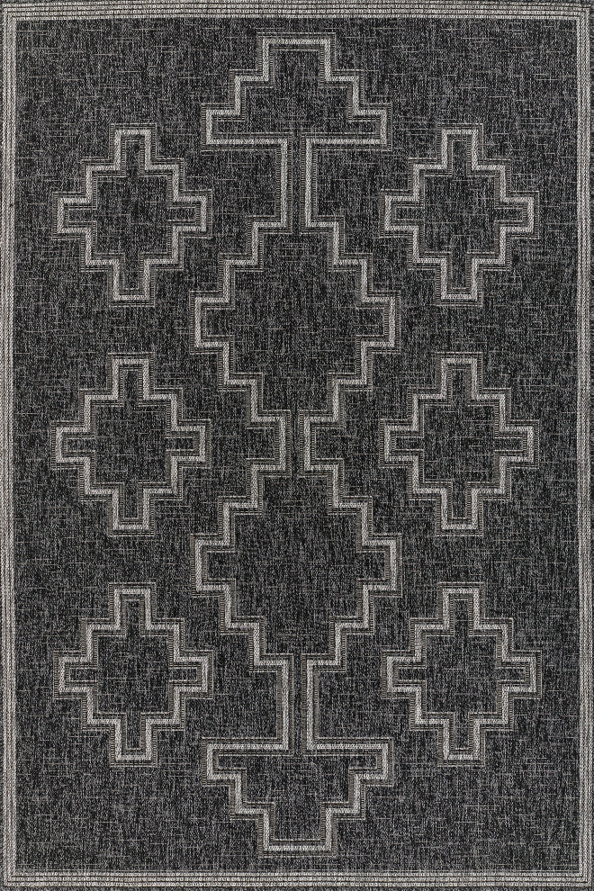 Momeni Hampton  Area Rug, Black, 2'x3'