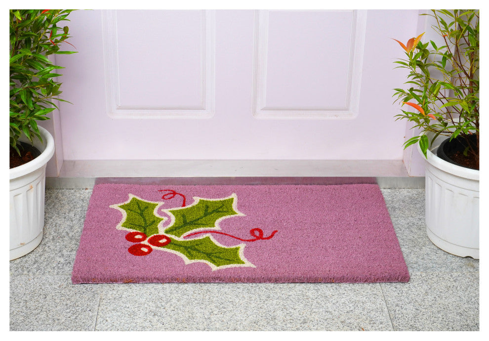 Calloway Mills Holly Berry Doormat, 24" X 36"
