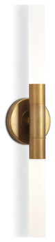 Wick Hilo Sconce, Natural Brass