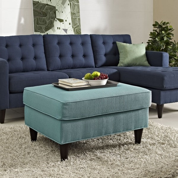 Modern Contemporary Ottoman, Laguna Fabric