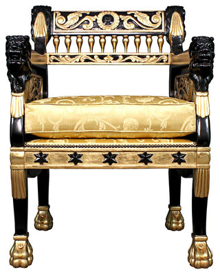 Design Toscano Caesars Royal Lions Chair
