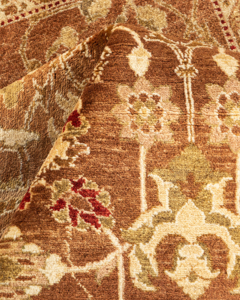 Paramar One-of-a-Kind Hand-Knotted Area Rug Brown, 4'2"x6'2"