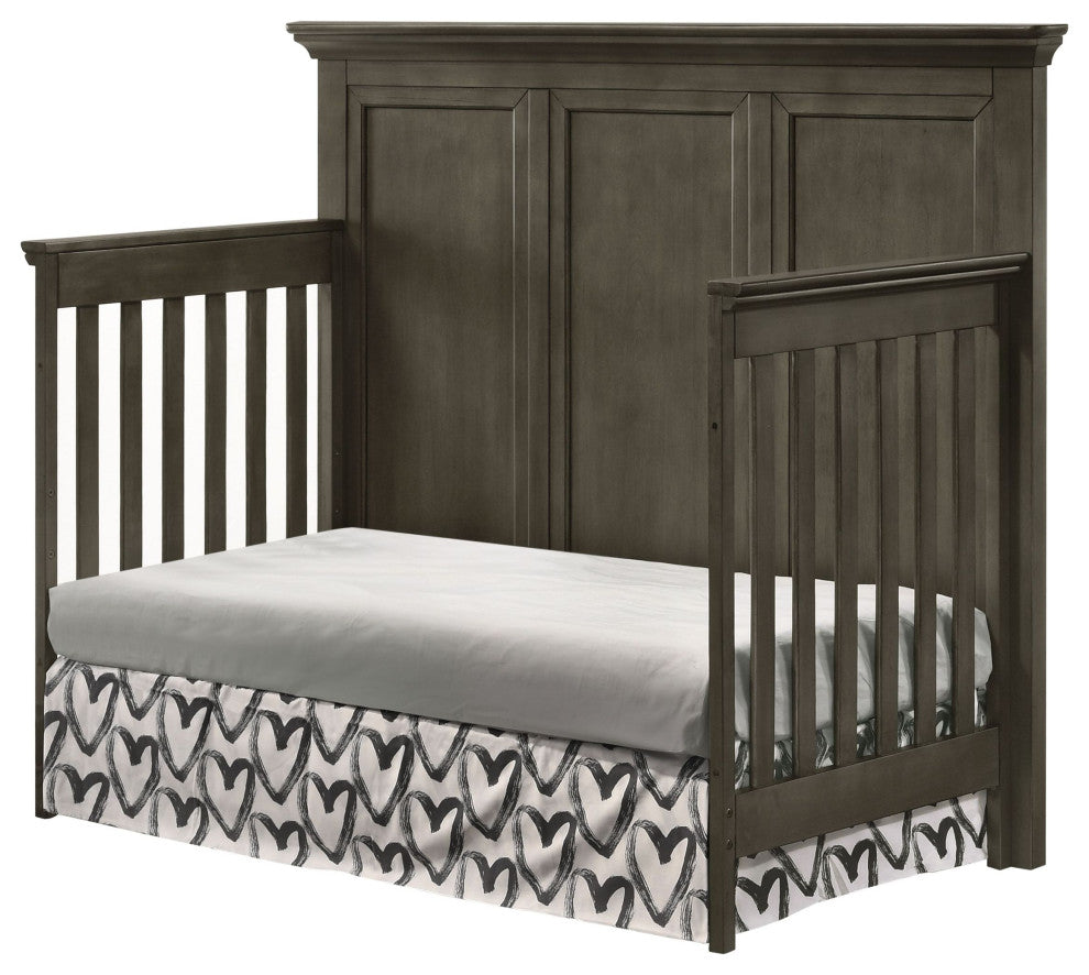 San Mateo 60"W Convertible Crib, Gray