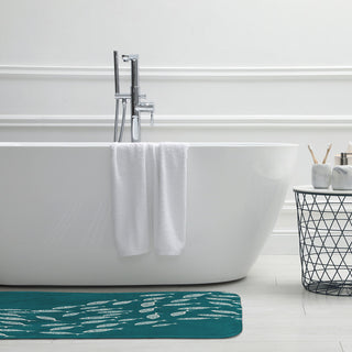 24" x 17" Escuela Bathmat, Ocean Teal