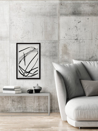 "We Went Inside" Framed Painting Print, 12x18