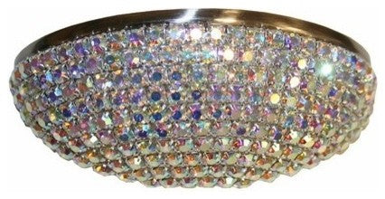 Brilliant Drawer Cup Pull, Aurora Borealis