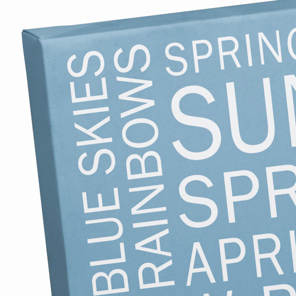 Blue Spring Sayings 14x11