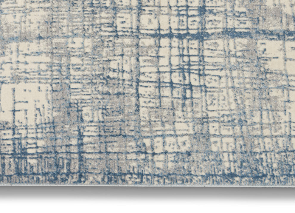 Calvin Klein CK950 Rush 10' x 14' Ivory Blue Modern Indoor Area Rug
