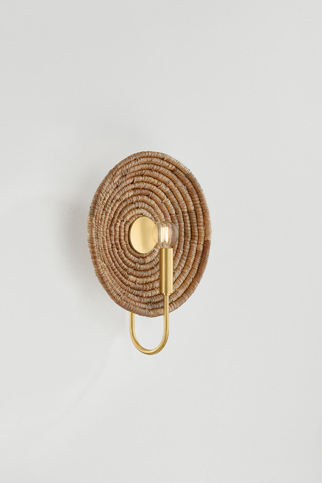 Mitzi Ashby Wall Sconce Aged Brass