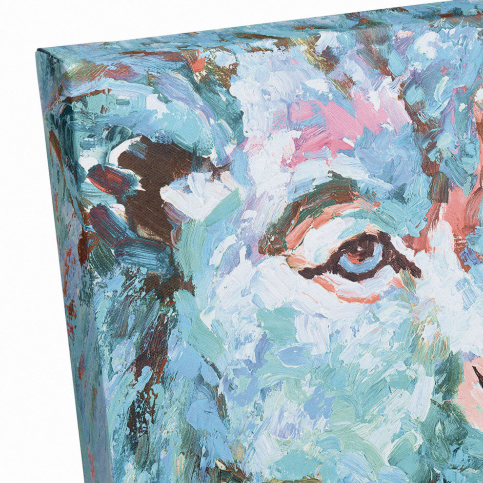 Blue Lion 16x20 Canvas Wall Art