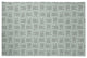 Criss Cross Bunnies Easter Chenille Rug, Breezeway Green, 4'x6'