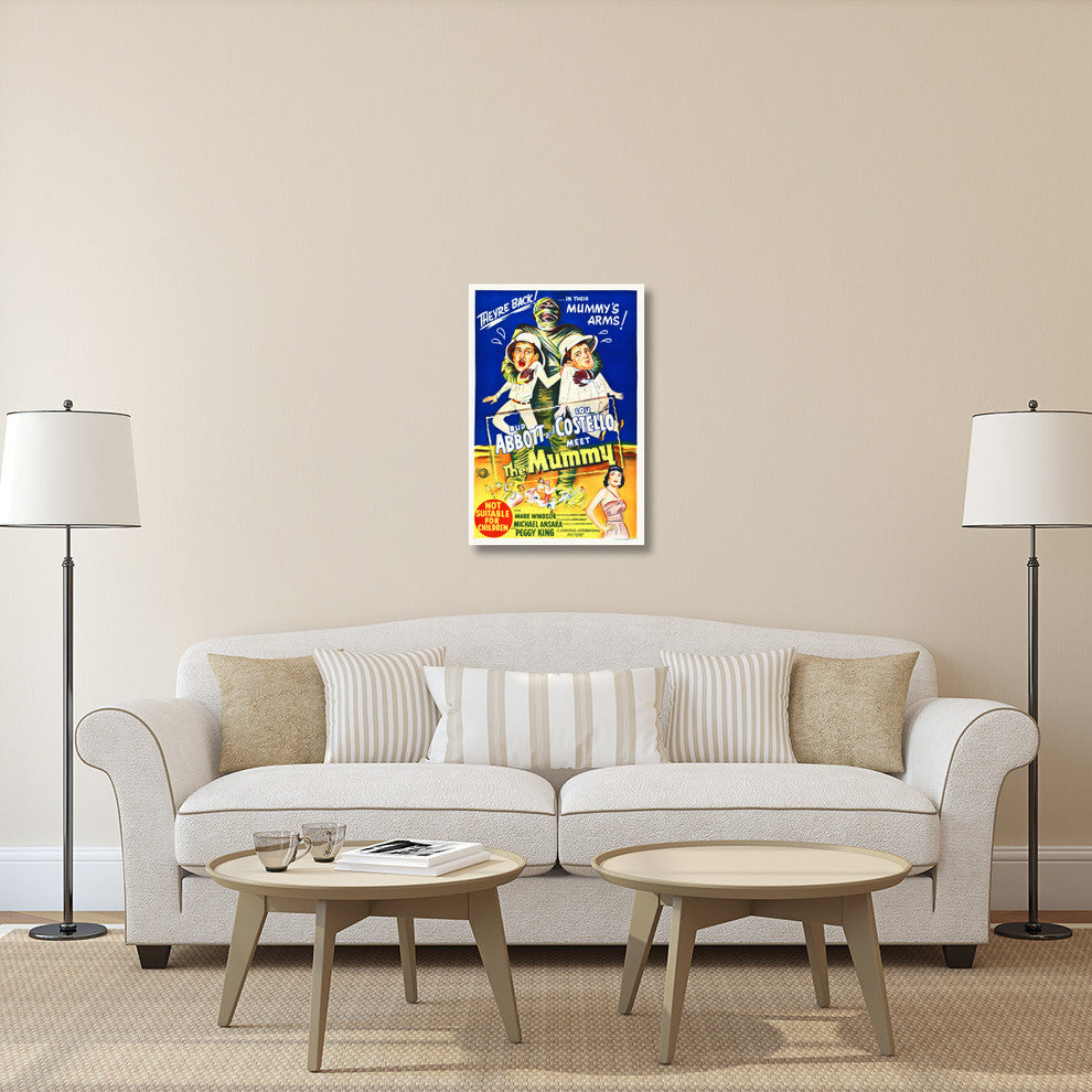 "Abbott & Costello - Meet The Mummy" Canvas by Hollywood Photo Archive, 24x36"