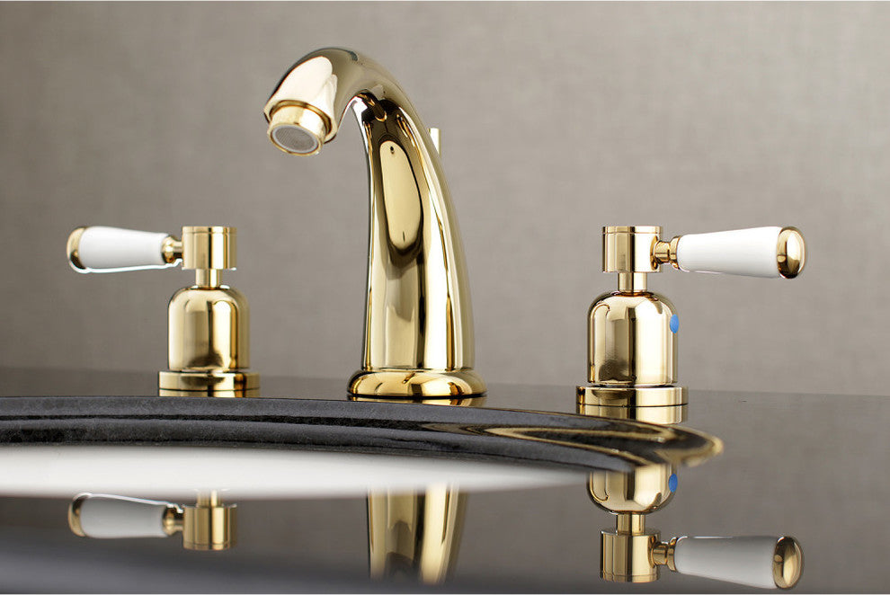 Widespread Bathroom Faucet, Retail Pop-Up, Polished Brass