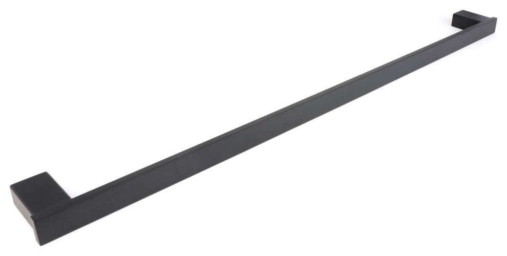 Florence Series Black Bathroom 34in Towel Bar