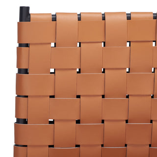 Safavieh Bahari Woven Counter Stool, Cognac/Black