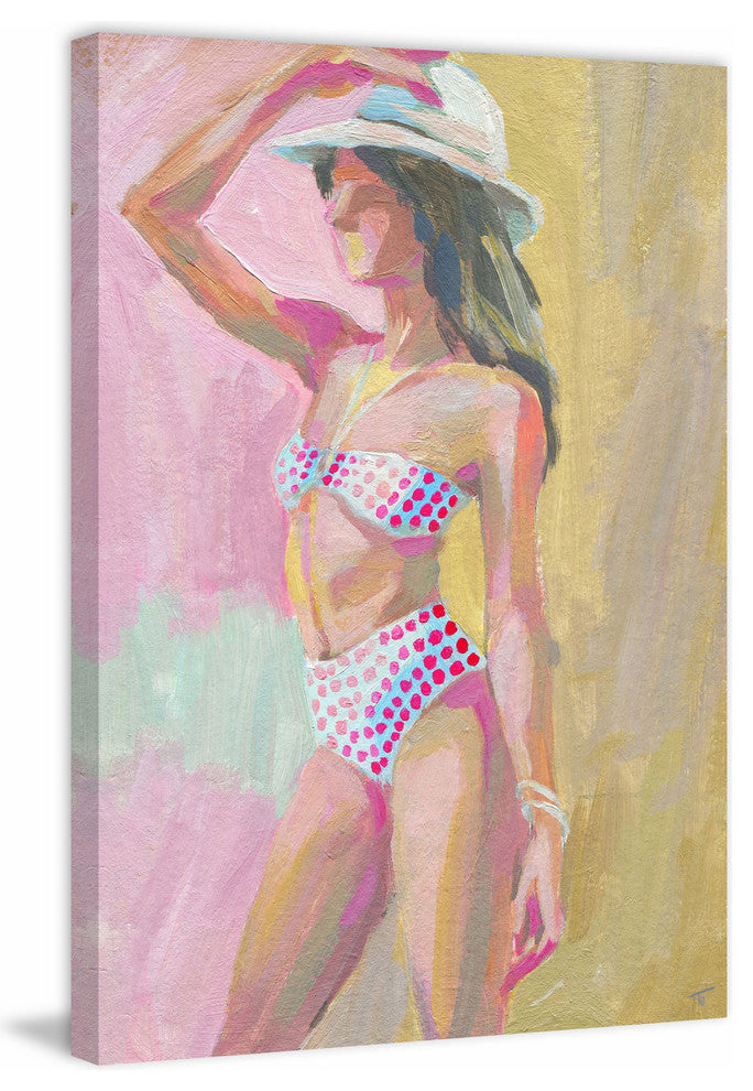 "I See Polka Dots" Painting Print on Wrapped Canvas, 20"x30"