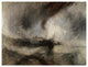 "Snow Storm at Sea" Digital Paper Print by Joseph M.W. Turner, 32"x25"