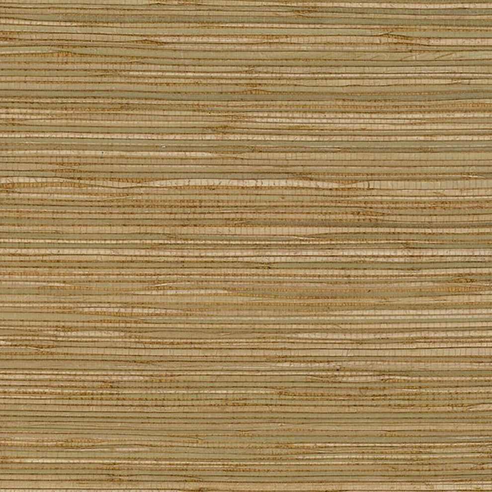 Decorator, Grasscloth Texture Wallpaper Brown Roll