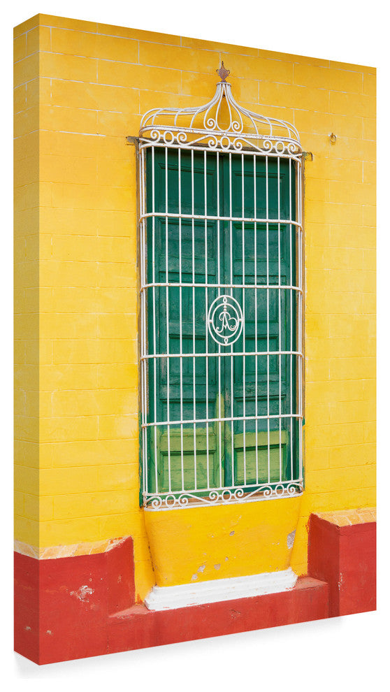 "Colorful Cuban Window" by Philippe Hugonnard, Canvas Art, 16"x24"