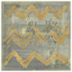 "Gold Tapestry VI" Digital Paper Print by Albena Hristova, 38"x38"