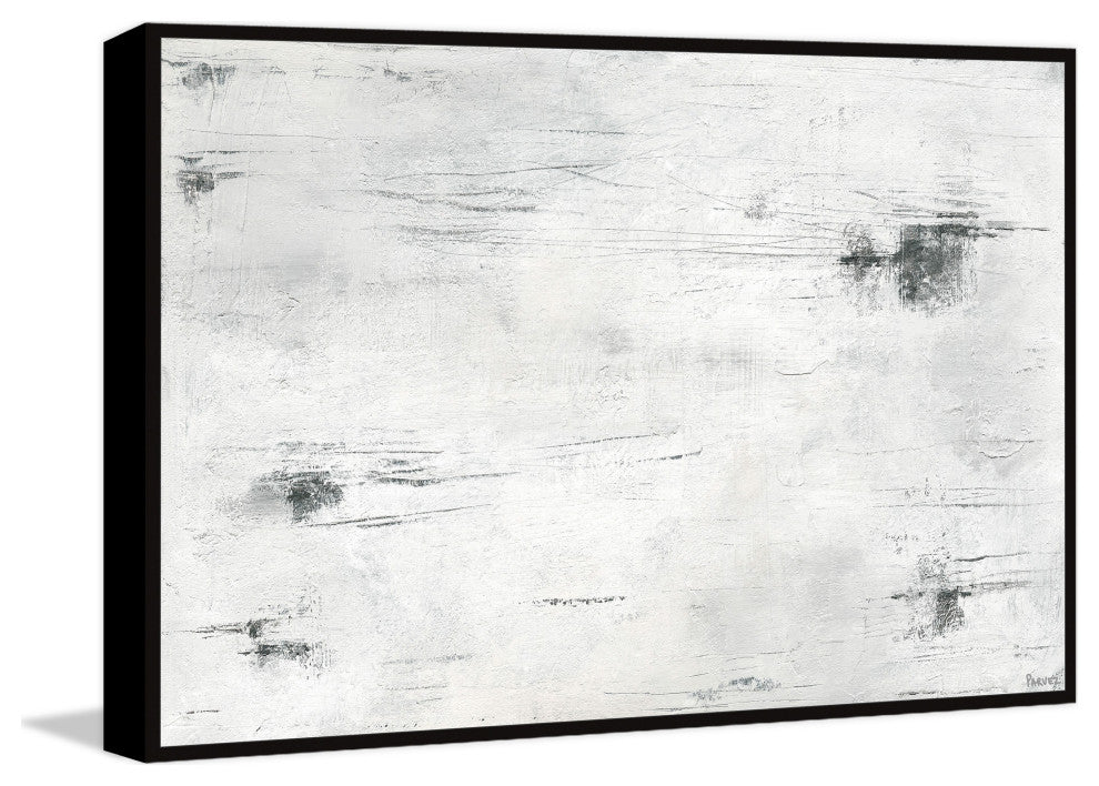 "Present Camp" Floater Framed Painting Print on Canvas, 36x24