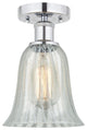 Innovations 616-1F-PC-G2811 Hanover 1 Light Semi-Flush Mount, Polished Chrome
