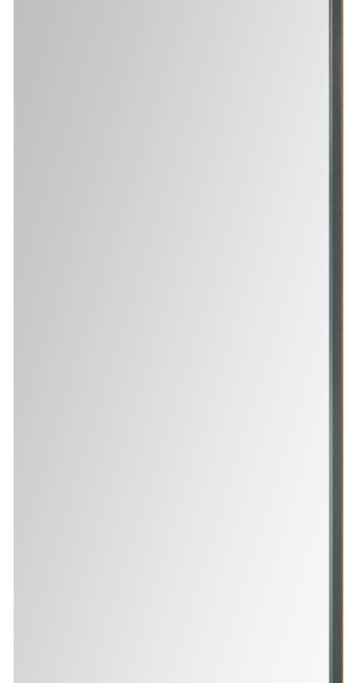 Salta Oval Frameless All Glass Wall Mirror