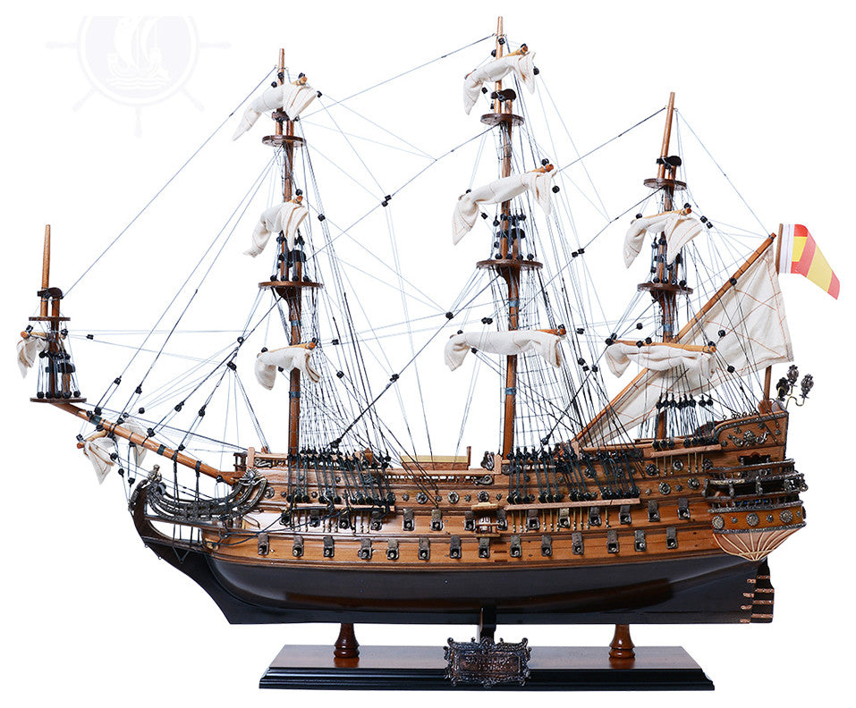 San Felipe Medium Museum-quality Fully Assembled Wooden Model Ship