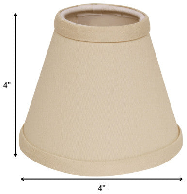 4" Slate Gray Set of 6 Chandelier No Slub Lampshades