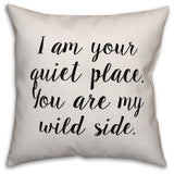 You Are My Wild Side, Throw Pillow, 18"x18"