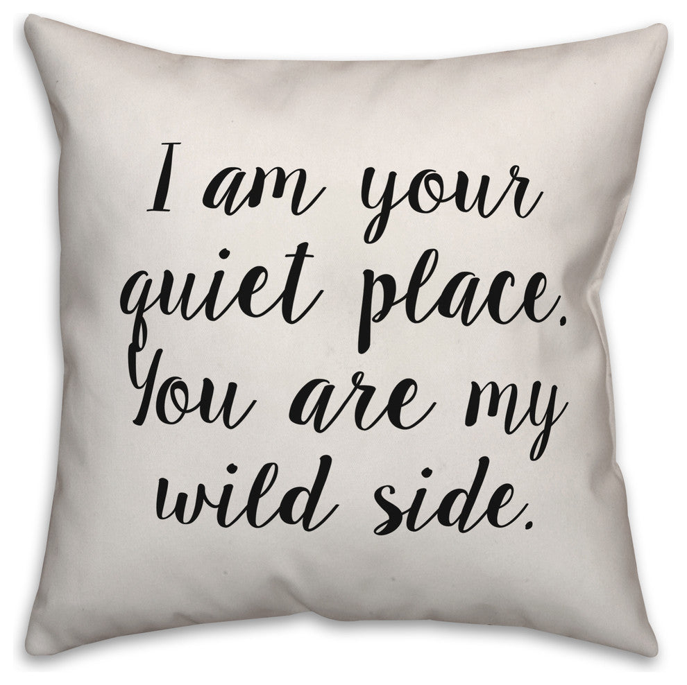 You Are My Wild Side, Throw Pillow, 18"x18"