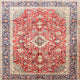 Ahgly Company Indoor Square Traditional Area Rugs, 4' Square