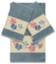 Caroline 3 Piece Embellished Towel Set