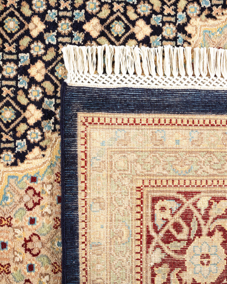 Panipat, One-of-a-Kind Hand-Knotted Area Rug Blue, 8'1"x10'5"