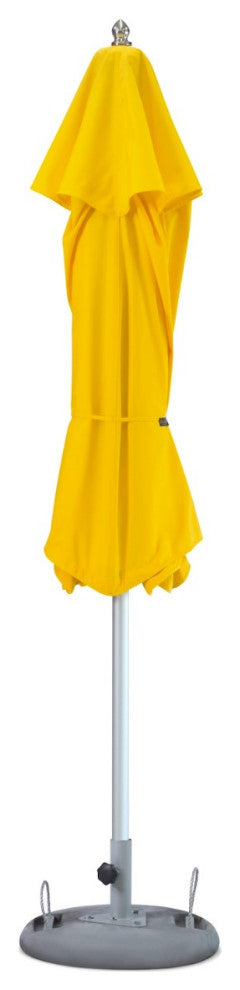 10' Yellow Polyester Round Market Patio Umbrella