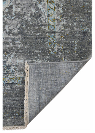 Naomi Teri Silver Knotted Wool Area Rug, 8'x10'